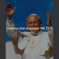 Dzienny stan papieża: NIE ŻYJE